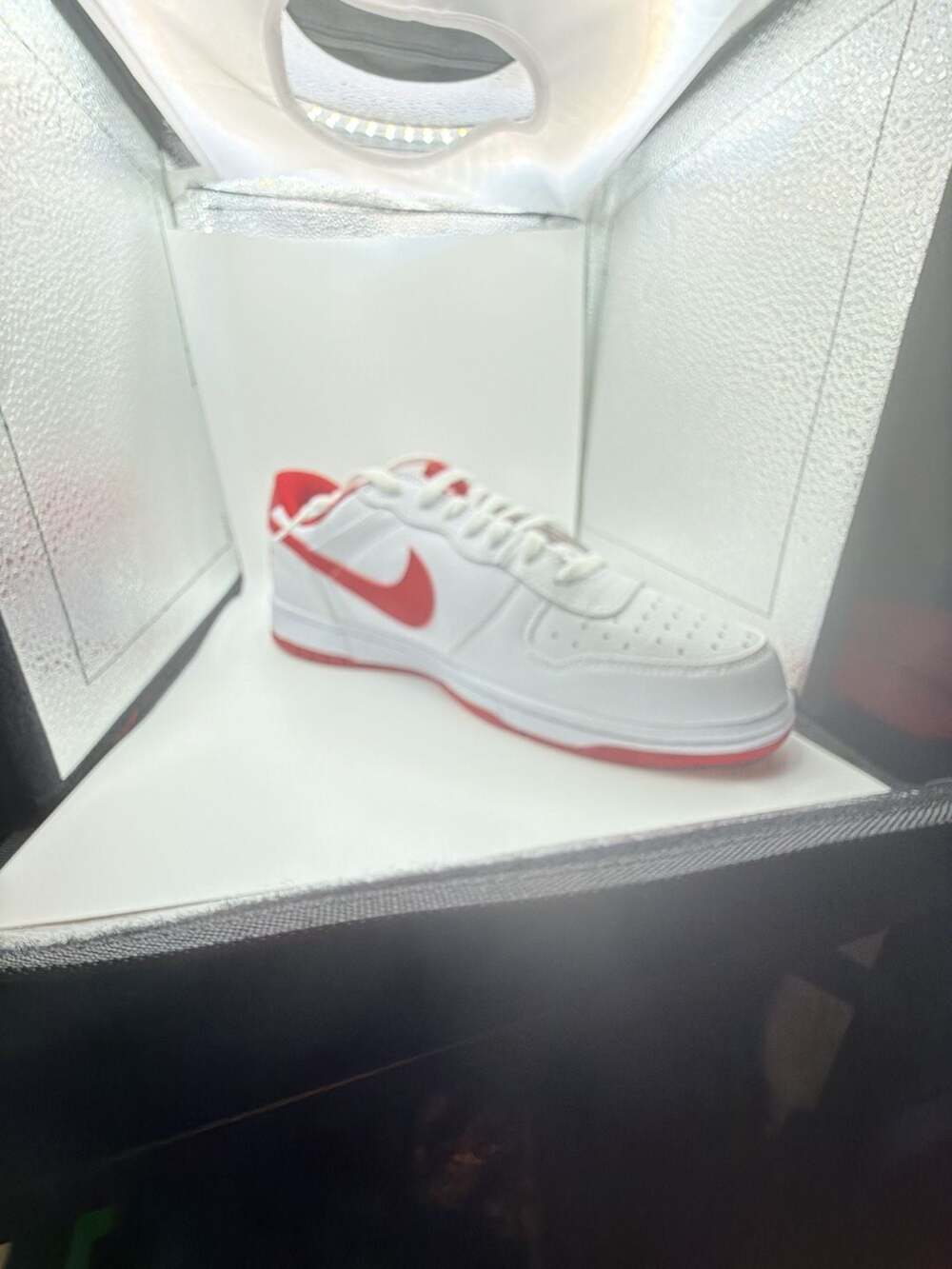 Nike Big Nike Low White/Gym Red Size 11.5 Mens